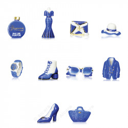 Glamour en Bleu Reine