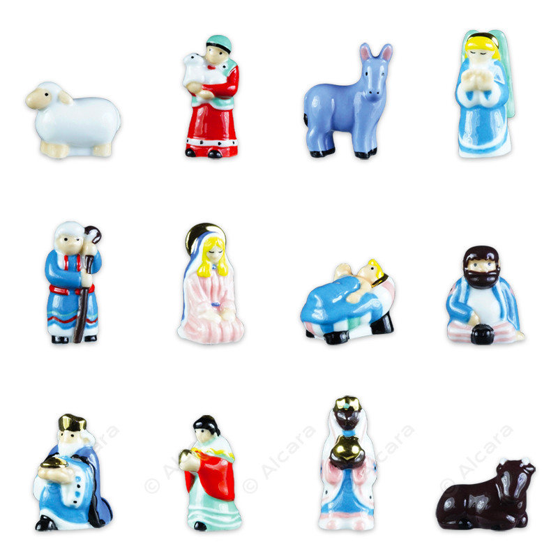 Produits de l'Épiphanie Alcara Crèche Pastel Or Produits de l'Épiphanie Alcara Crèche Pastel Or